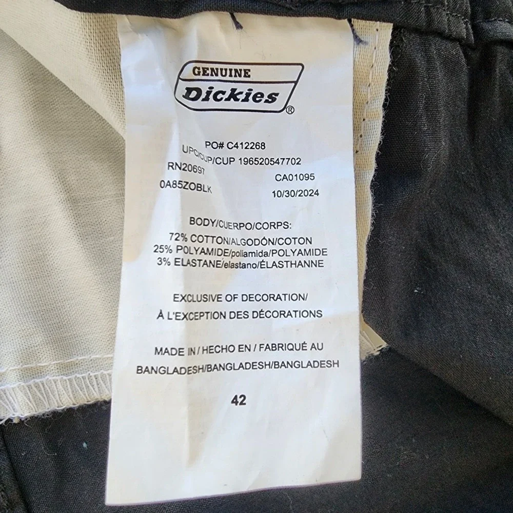 Genuine Dickies‎ Size 42 Performance Utility Work Short, Black